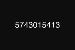 5743015413