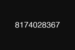 8174028367