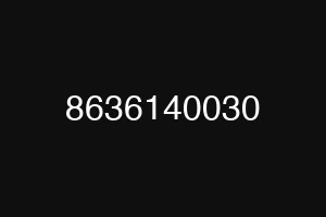 8636140030